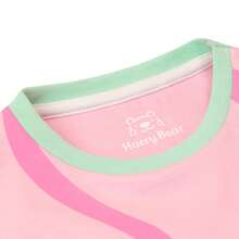 Harry Bear Animal Pyjamas | Girls Flamingo Sloth Panda Pug Pyjamas | Girls Shorts PJs - Baby Pink - View 4