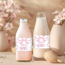 50 Pcs Waterbottle Labels For Gender Reveal Party