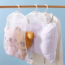 1pc Multi-Functional Pillow & Plush Doll Drying Net - Durable Mesh Storage, Pillow & Plush Doll Drying Net, Windproof Breathable Drying Bag, Laundry Drying Net Bag, Pillow Drying Net
