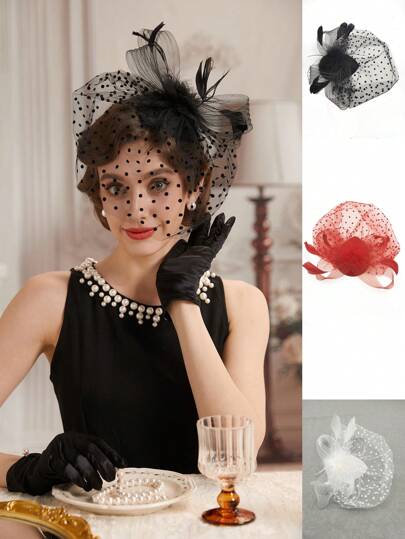 Chapéus Fascinator para Mulheres Chapéu para Chá Kentucky Fascinators Headband Derby Chapéus Casamento Flor Grampo de Cabelo