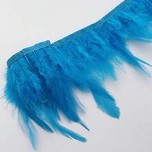 10个/包 彩色人造火鸡羽毛流苏，DIY手工材料，服装配饰，家居装饰 - 彩色 - 查看 26