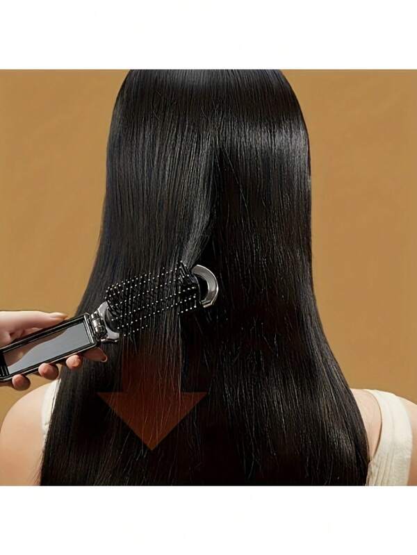 Portable Foldable Hair Brush With Mirror - Anti-Static, Extendable Mirror - Mini Travel Size, Durable ABS Plastic Handle, Suitable For All Hair Types
