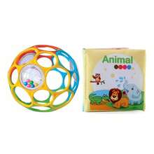 Soft Baby Rattle Grab Ball With Bell, Early Education Sensory Toy (Random Color) - Multicolor - View 19