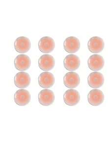 2/8/16片装可重复使用女性乳贴，硅胶隐形乳贴，带旅行收纳盒 - 粉色 - 查看 19