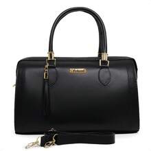 Women's Crossbody Shoulder Bag 8130 Colors Modern Soft Luxury Walking Schiareli - 黑色 - 查看 6