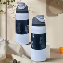 Both Outdoor And Indoor!Owalaa White Water Cup 32OZ,945ML, With Straw,Heat Preservation Time More Than 24 Hours, Cold And Hot Water Can Be Insulated, Can Make Coffee, Frozen Drinks, Beautiful Appearance, Exquisite Workmanship, Suitable For Camping, Work, Indoor Use.