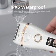 YTWO Dispositivo de depilación eléctrico recargable de 600mAh, afeitadora inalámbrica para cara, brazos, piernas, áreas sensibles, bikini, uso en seco y húmedo, indoloro, lavable, con opciones de color dual, adecuado como regalo - Multicolor - Ver 7