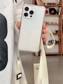 Keychain,LanyardTransparent Case With Lanyard Compatible With Iphone - Clear - View 4