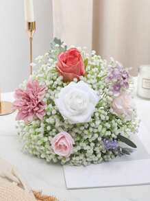 40pcs/20pcs Artificial Flowers Baby Breath Flower Fake Gypsophila, Roose Gypsophila Artificial Flowers Gypsophila Plants Gypsophila Flowers Gypsophila Artificial Bouquet Gypsophila Artificial Flowers For Wedding Bridal Bouquets Home Crafts Decoration, For Wedding Party Home Decoration Floral Bouquets DIY Accessories, Valentine Day, Gift Gifts Birthday Graduation- Plastic Flowers!!