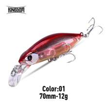 KINGDOM Kingdom Slow Sinking Pencil Noise Minnow Sea Fishing Lures 70mm 12g 55mm 7g Swimbaits Swing Hard Baits Wobblers Fishing Tackle