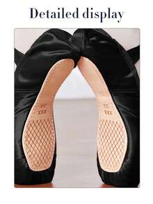 Daydance (Recommend Ordering One Size Up) Women's Ballet Shoes, Adult Ballet Pointe Shoes, Professional Dance Shoes, Satin Dance Shoes, Athletic Shoes (Runs Small, Recommend Ordering One Size Up) - Black - View 6