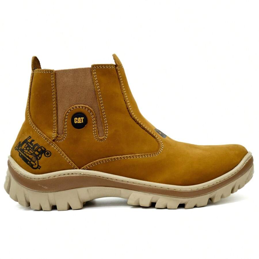 Promotion CAT Nubuck Boot - 駝色 - 查看 1