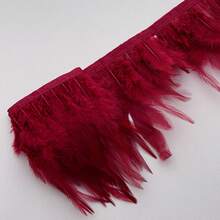 10个/包 彩色人造火鸡羽毛流苏，DIY手工材料，服装配饰，家居装饰 - 彩色 - 查看 36