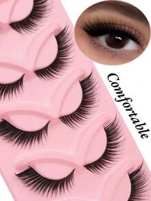 Card With 5 Pairs Of False Eyelashes Cat Corner 232/233 - 024-232 - 查看 2