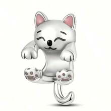1 pièce Série animale, bracelet de perles Koala & Léopard & Chat & Lapin & Éléphant & Chien & Mouton & Ours & Licorne pour DIY de collier et accessoires de bijoux