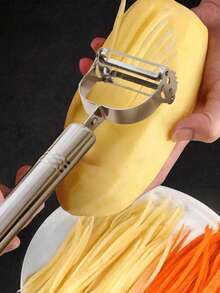 1set 3pcs Peeler Set: Peeling Knife, Scraper, Multi-Function Vegetable/Fruit Peeler For Kitchen Household, Potato, Apple Skin Remover