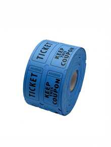 500 pièces de billets de loterie jaunes, rouges et bleus, convenant pour les fêtes, les concerts, les carnavals et autres événements