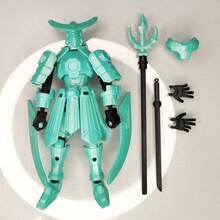 6pcs Completed MerryXD T13 Posable Action Figure, Dummy Nova Titan Lucky 13 3D Printed Articulated Movable Doll - Multicolor - View 6