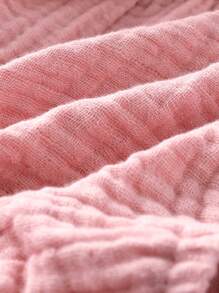 2pcs/Set Baby Girls' Casual Cute Elegant Sweet Cotton Letter & Strawberry Embroidery Ruffle Bow Strap Matching Strawberry Print Mesh Romper Dress With Headband Set, Soft Breathable Infant Girl Clothing, Newborn Birthday Outfit, Suitable For Daily, Vacation, Party, Photo Shoot