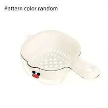 2-In-1 Cute Duck Billed Spoon With Handle - Double Layered Fruit And Vegetable Drain Basket With Handle, Multi Purpose Dried Fruit Snack Basket Essential Kitchen Tool - Multicolor - View 8