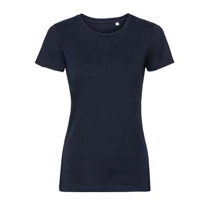 Russell Europe Womens/Ladies Pure TShirt (French Navy)