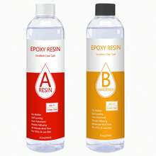 1000ml/5000ml/250ml 环氧树脂套装，1:1 AB 水晶透明升级树脂和硬化剂，用于铸造涂层、台面、桌面、工艺品 DIY 珠宝 - 多重規格 - 查看 13