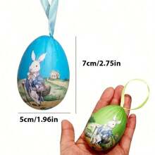 12pcs RandomColorful Easter Eggs, Foam Hanging Decorations,Home Decoration, Scene Decoration, Theme Party Decoration,Easter Egg Easter Tree Decoration Party Birthday Home Decoration Indoor Supplies, Decorative Sign