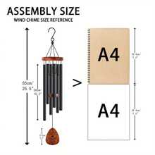 1pc Garden Memorial Condolence Gift Wind Chimes - Memorial Gifts For Lost Loved Ones - Express Your Feelings For Your Loved Ones - Memorial Condolence Home Decoration Outdoor Garden Terrace Wind Chimes As Memorial Gifts