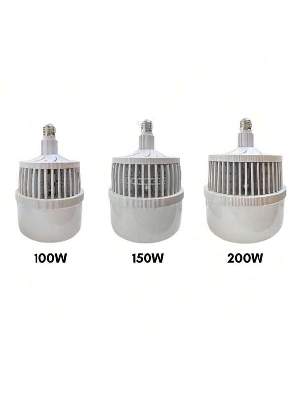 Lâmpada Led Bulbo Alta Potência 100W 150W 200W Bivolt E27/E40 Branco Frio 6500K