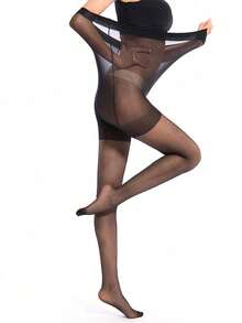 2 件装女士肤色超薄简约连裤袜
