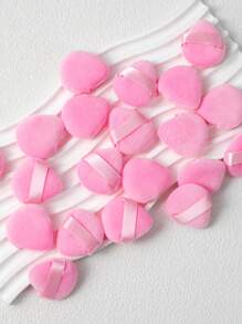 10/20/30/60pcs Pink Mini Water Drop Shaped Makeup Sponge Puff, Made Of Ultra Soft Velvet Material, Designed For Eyeshadow And Eye Corner Shaping, Suitable For All Skin Types,Makeup,Cheap,Room Decor,Vanity,Travel,Bedroom,Makeup Accessories,Puff,Makeup Blender,Powder Puff,Makeup Sponge