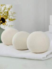 2 Pcs Reusable Wool Dryer Balls Household Washing Balls Natural Fabric Softener Laundry Ball Washing Machine Accessories