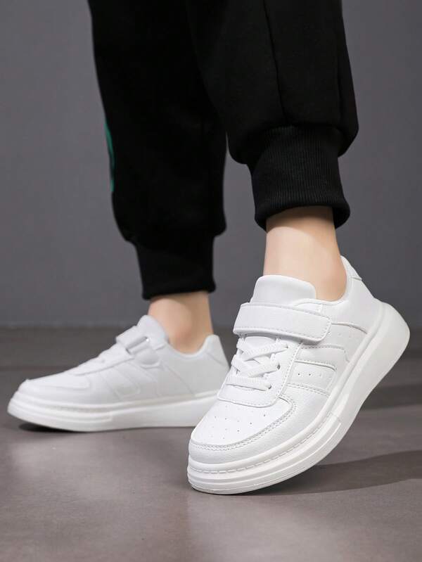 1 Pair Casual Fashionable Lightweight Comfortable Socks With Hooks & Elastic, Versatile For Outdoor, School, Sports