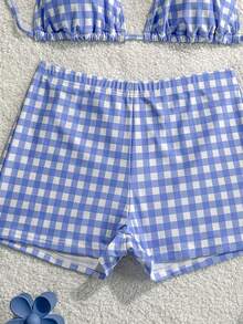 Women's Vacation Style Floral Print Bikini