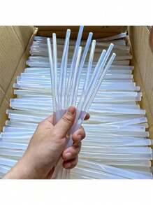 5pcs/10pcs/20pcs/100pcs Clear Hot Melt Glue Sticks, High Adhesion DIY Glue Sticks 7/200mm