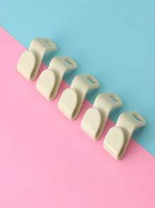 16 conectores de perchas de plástico con estilo, organizadores de pared ahorradores de espacio, soluciones de almacenamiento de armario con estilo, accesorios de ganchos duraderos, ganchos prácticos para el hogar y la cocina