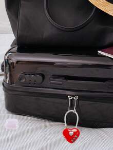 行李锁挂锁，可自行设置密码锁，适用于学校体育馆储物柜、行李箱行李锁、文件柜、工具箱、箱子、钢缆行李锁旅行必需品便携式宿舍学校用品旅行背包旅行包行李箱旅行装备健身器材 - 彩色 - 查看 7