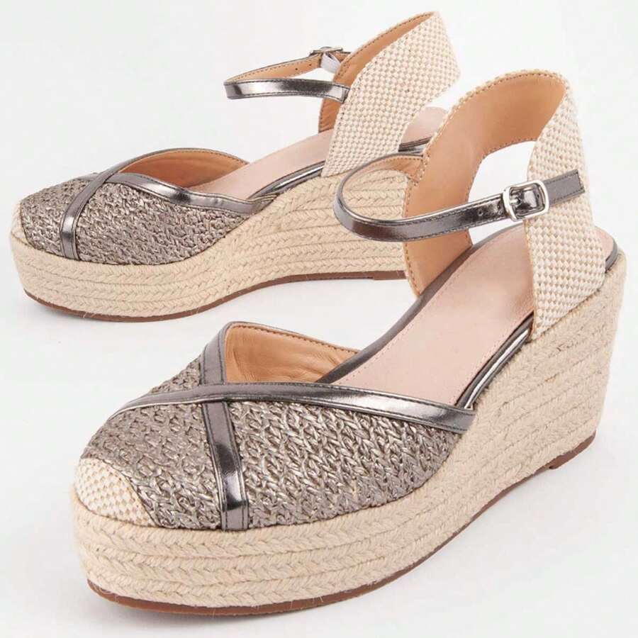 Montevita Comfortable And Casual Wedge Espadrille With Buckle Balenci9 ✅Delivery 24/72H Spain (Peninsula)
