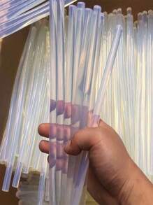 5pcs/10pcs/20pcs/100pcs Clear Hot Melt Glue Sticks, High Adhesion DIY Glue Sticks 7/200mm