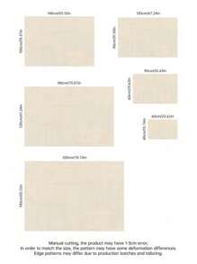 1 pièce Tapis rayé de haute qualité, tapis confortable rayé beige, tapis confortable en fausse laine, tapis décoratif, tapis de style élégant Ins, tapis de maison multifonctionnel et , tapis de salon, tapis de chambre à coucher, tapis d'entrée, tapis de cuisine, tapis de salle de bain, tapis de salle de jeux, tapis de bureau, tapis en polaire, tapis moelleux, tapis d'automne/hiver, tapis épais/moelleux
