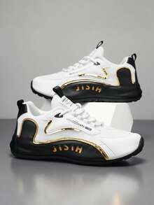 Plus size herr sommar 2025 andas fritidssneakers, moderiktiga och mångsidiga löparskor