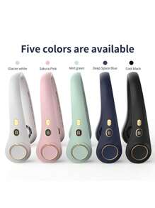 AIRPROSSING 1pc Neck Hanging Fan, Portable Bladeless Neck Fan With 5 Adjustable Speeds And LED Display, Suitable For Students, Office, Outdoor Travel, Perfect Gift