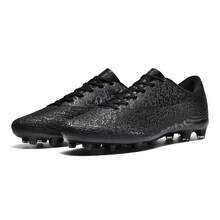 Legendary Football Master, Youth Boys Low-Top Football Shoes - FG Firm Ground Training Shoes With Ankle Support | Lightweight PU Leather Upper, Slip-Resistant Studs, Suitable For Grass And Turf, World Cup Edition [Limited Release]