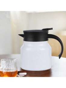 1pc Household Ceramic Vacuum-Sealed Tea Pot, Large Capacity For Old White Tea, Mandarin Peel, Pu'er Infusion