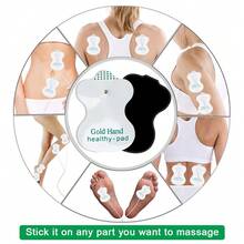 TENS Muscle Stimulator Electric Pulse Body Massager, Multi-Function Massage Device With 16 Electrode Pads - Multicolor - View 9