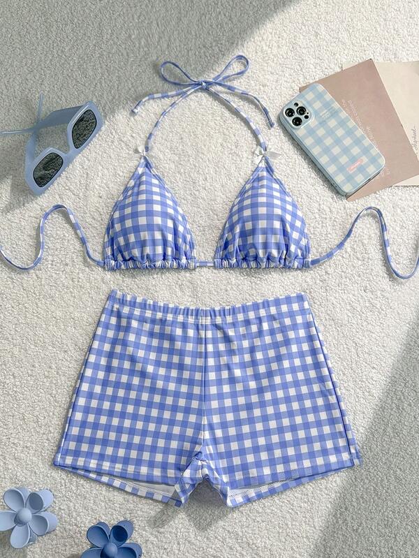 Women's Vacation Style Floral Print Bikini