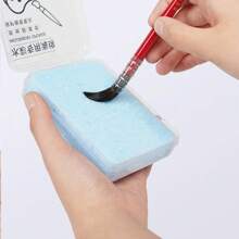 1pc Watercolor Painting Sponge Boxed Moisturizing Special Water Chalk Strong Water Absorption Sponge Tool Art Supplies