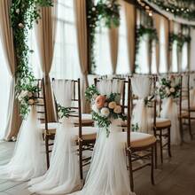 1pc White Sheer Transparent Mesh Netting, Decorative Fabric For Outdoor Wedding, Birthday Party, Floral Arch Decor, Perfect Holiday Party Decor To Create A Romantic Ambiance, Suitable For Various Occasions Like Diwali, Eid, Thanksgiving, Graduation Ceremony, Home Decor, Room Styling, Retirement/Housewarming Parties. The Pure White Sheer Mesh Netting Can Also Be Used As Photography Backdrop And Stage Decoration. - White - View 8