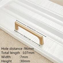 1 Pc Modern Simple Gold Cabinet Drawer Handle Nordic Shoes Cabinet Handle Wardrobe Door Single Hole Handle Furniture Hardware Accessories