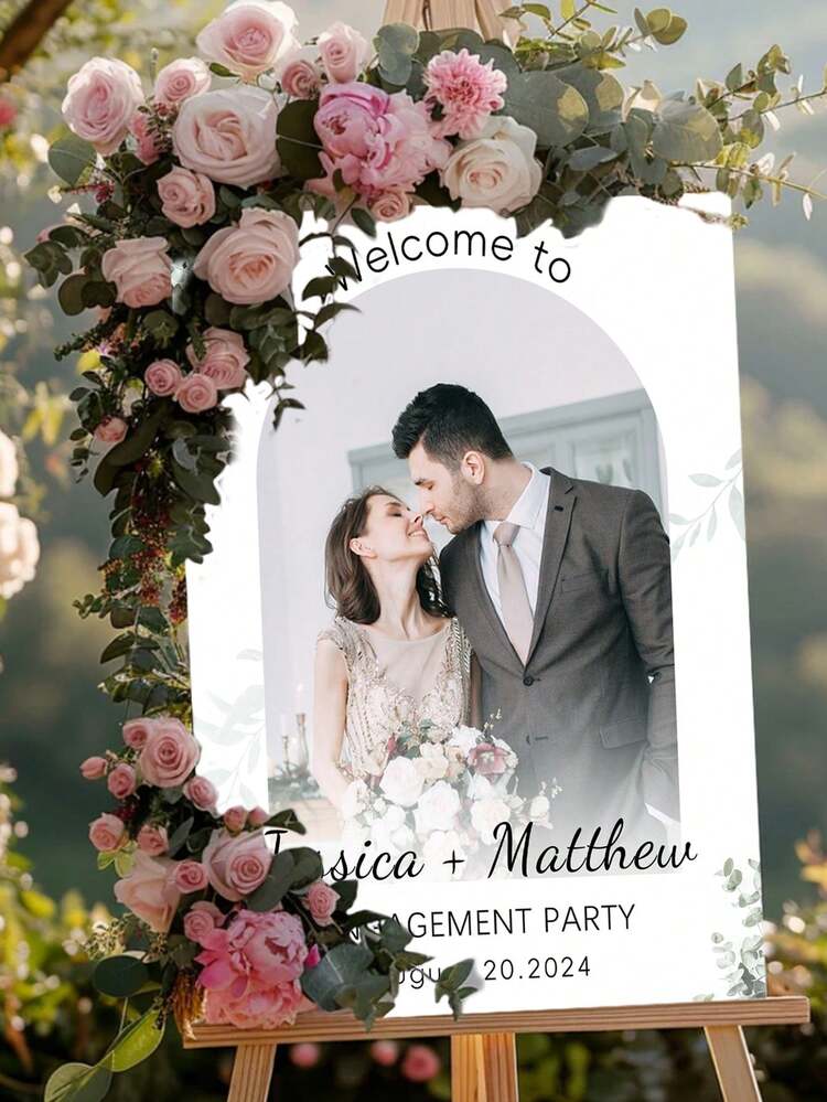 1 件定制婚礼欢迎标志、订婚欢迎标志、可定制派对装饰标志、3 种尺寸可选、定制婚宴标志、定制婚礼照片新娘和新郎标志可爱、现代、定制、独特、个性化、送给他的理想礼物、送给朋友的理想礼物、周年纪念、生日、乔迁、毕业、厨房、餐厅、卧室、办公室、客厅、家庭、花园、茶室、图形印刷 - 彩色 - 查看 6